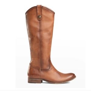 Frye Melissa Button Leather Tall Riding Boots